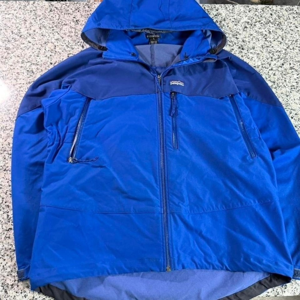 Patagonia Rare 90's Blue Dimension Regulator Hooded Jacket Large 83680 SP02
